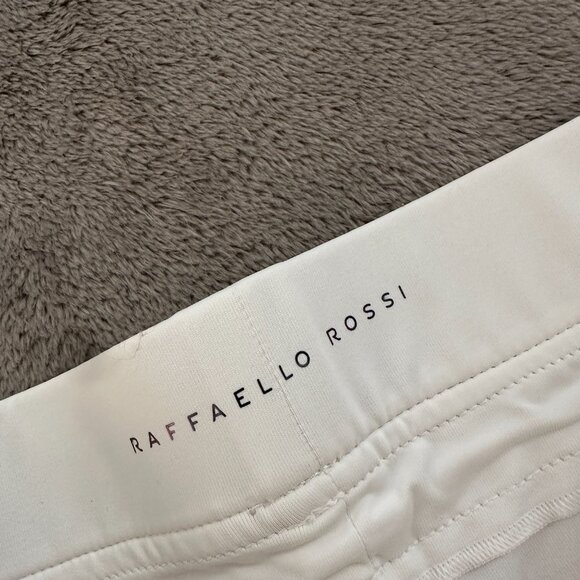 Rafaello Rossi White The Candy Pants Joggers Women's size 42 US 12 - Picture 4 of 8